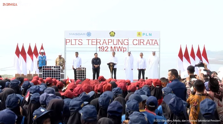 Presiden Jokowi: PLTS Terapung Cirata, Terbesar di Asia Tenggara, Ketiga Dunia